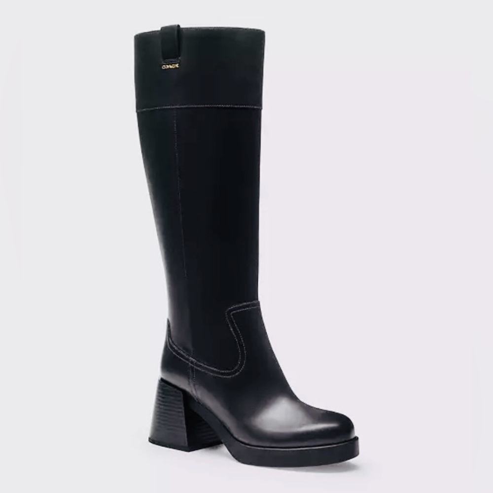 Coach Block Heel Tall Boot 👢
